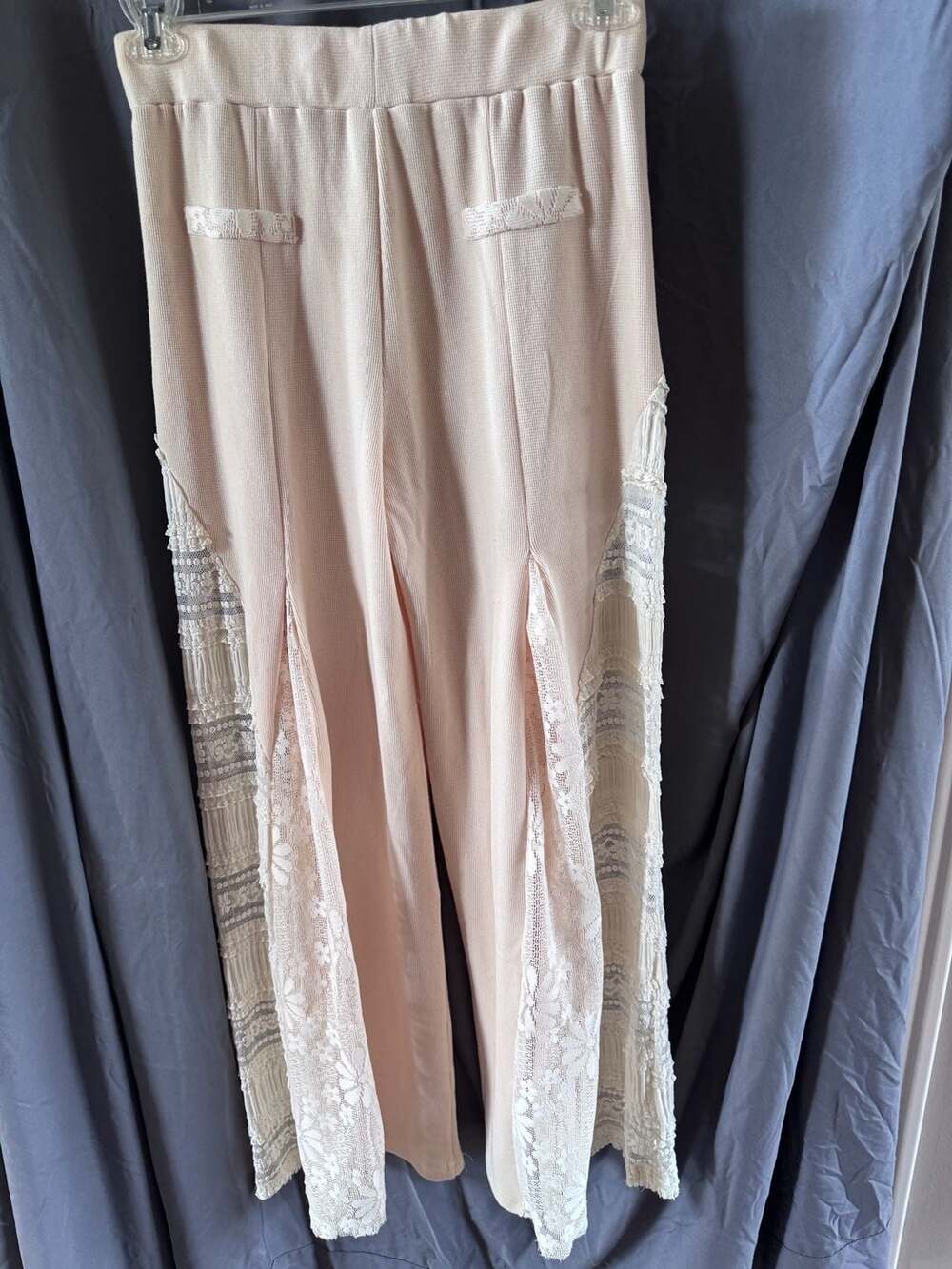 POL Boho Lace Wide Leg Lounge Pants – S M, NWOT - Picture 3 of 4